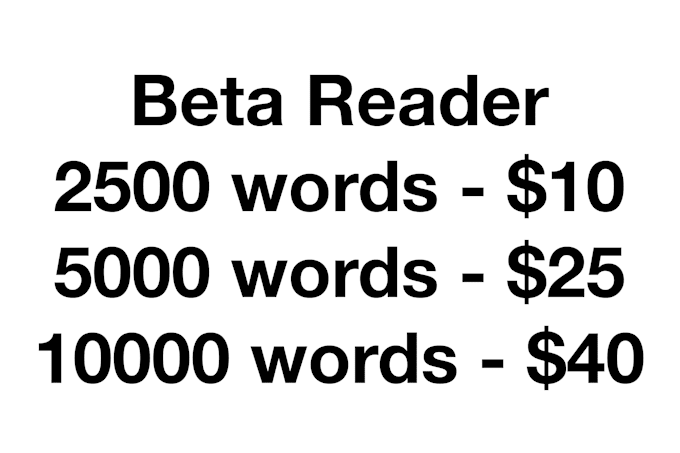 beta read your fantasy chapter or short story