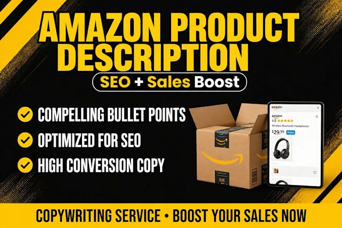 write seo optimized amazon product description and bullet points