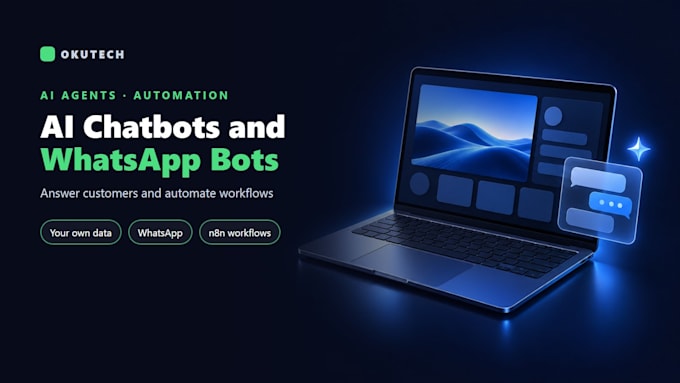 build ai chatbots, whatsapp bots and ai automation workflows