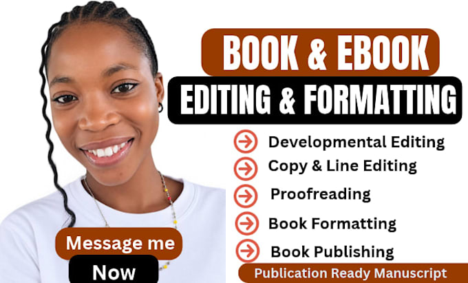 book editing and formatting, manuscript formatting and developmental book editor