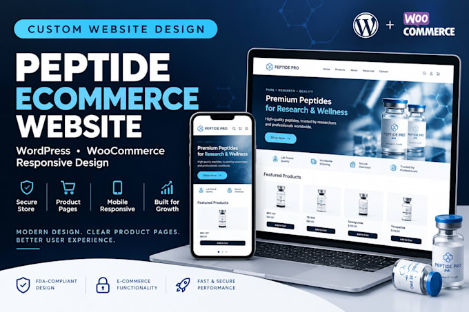 build a peptide website