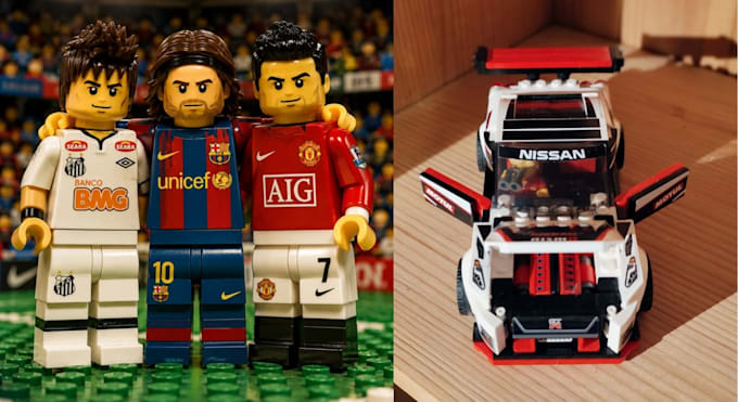 Create custom 3d lego model, lego moc, lego, minifigure lego toy and ...