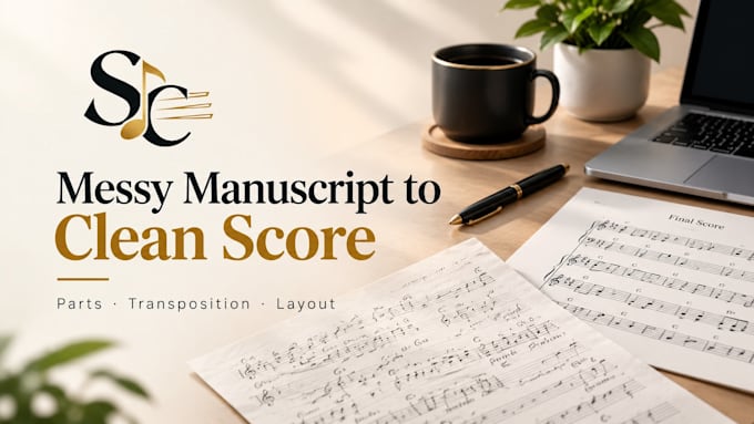 do music engraving and part extraction from handwritten or PDF scores