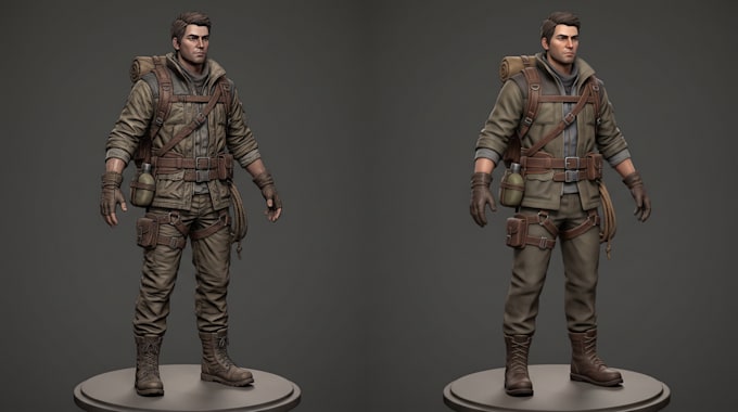 optimize ai 3d models for games, reduce polygons and prepare assets for unity 3d