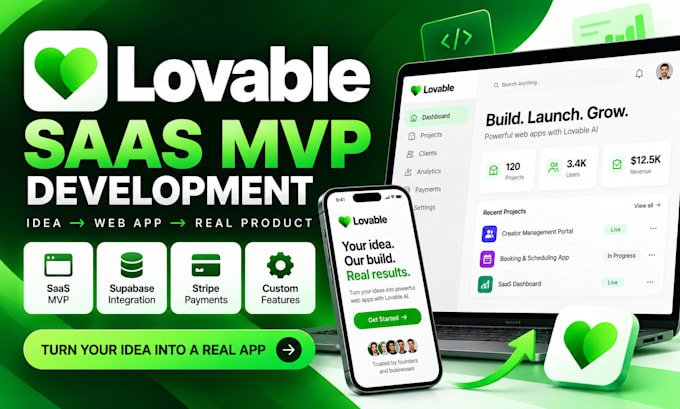 build a lovable saas mvp with supabase and API integrations