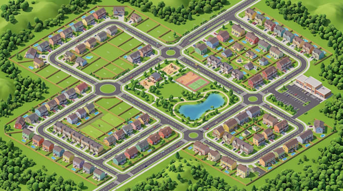 design subdivision maps, housing layouts, plot maps and master plans
