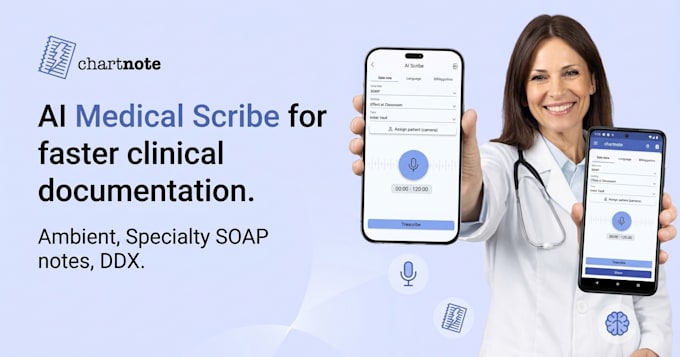 do ai medical scribe app development ambient specialty soap note andriod ios app