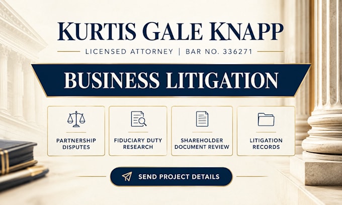 draft business partnership dispute documents