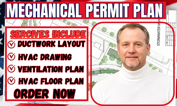 draft mechanical permit plans, ventilation layouts hvac construction drawing