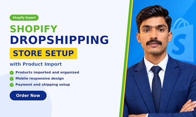 build a shopify dropshipping store with product import