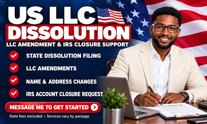 dissolve llc, file llc dissolution and llc amendment with the state