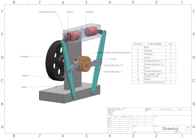 do technical drawing, autocad 2d drawing, mechanical drawing engineering drawing