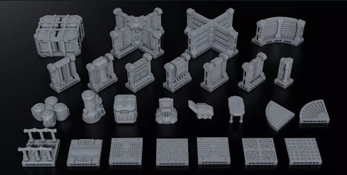 create scatter terrain,scale building model, miniature structures for pathfinder