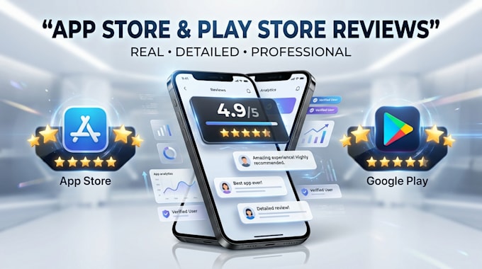 provide mobile app rating, review services, app promotion