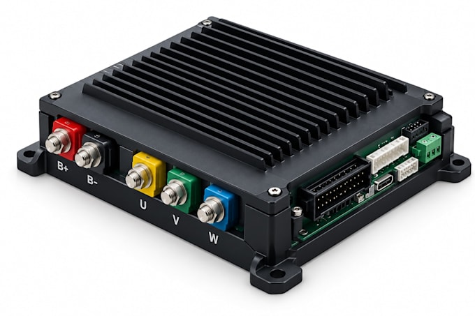 design a 48v 5kw 8kw peak ev motor controller pcb