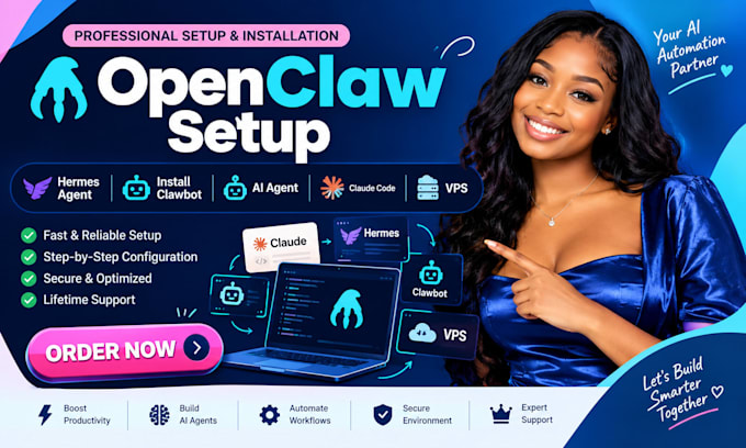 open claw openclaw setup hermes agent install clawbot ai agent claude code vps