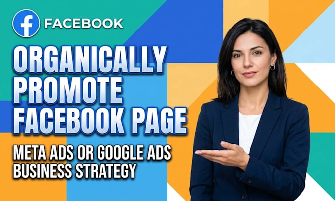 organically promote facebook page with meta ads