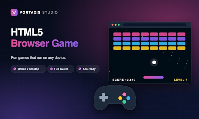 develop a fun html5 browser game for web and mobile