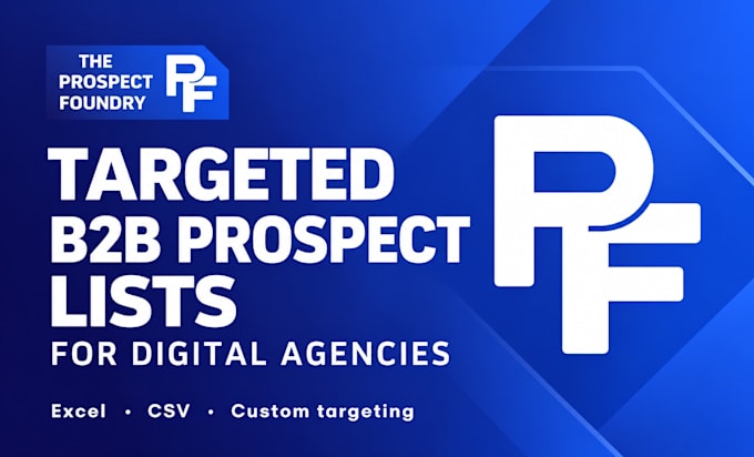 build targeted b2b prospect lists for digital agencies