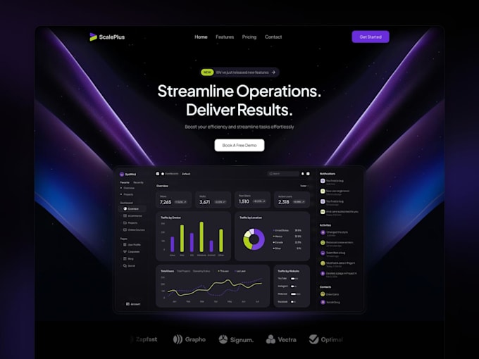 design a framer saas website, saas landing page, startup website, framer cms