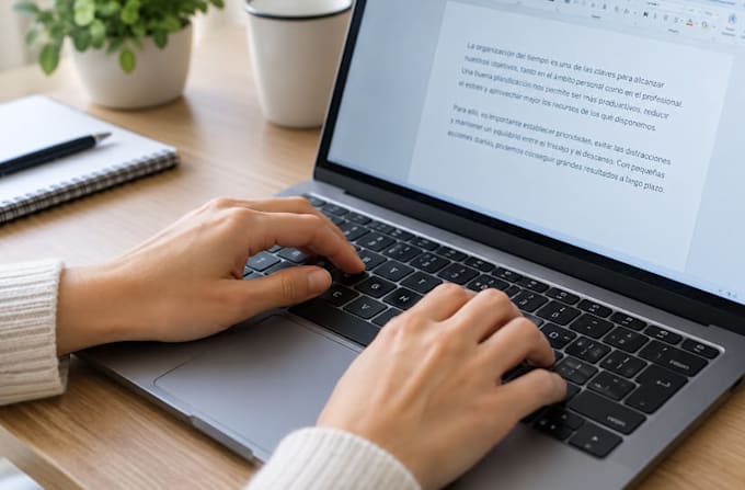 provide fast and accurate typing and transcription services