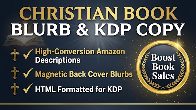 write an engaging christian book blurb and amazon kdp description