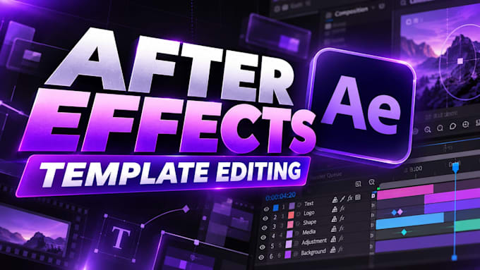 edit and customize your after effects template