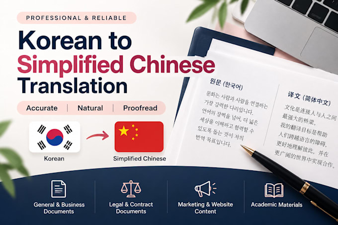 translate korean to simplified chinese accurately