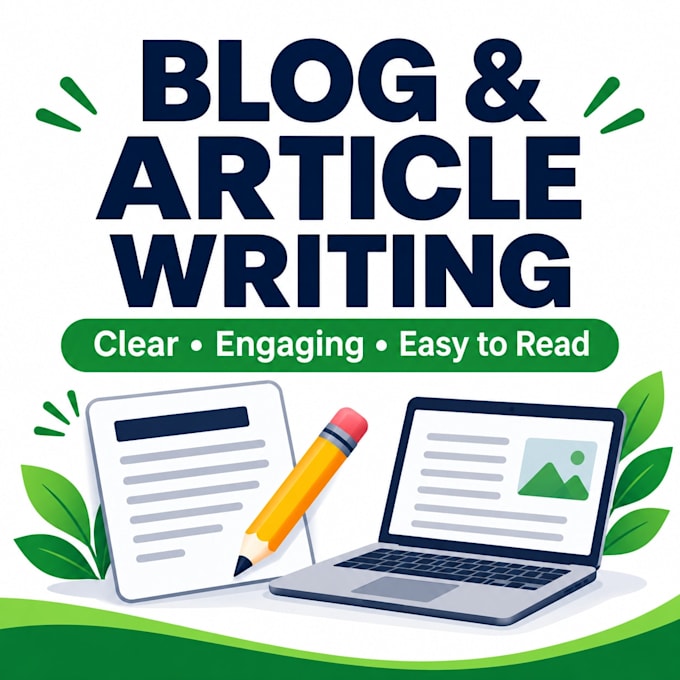 write simple and engaging blog posts and articles