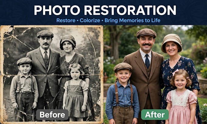 restore and colorize old photos
