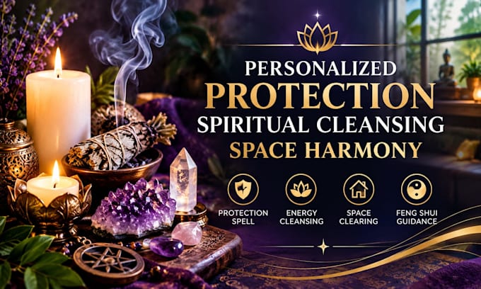 perform a personalized protection spell and energy cleansing
