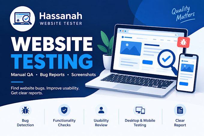 test your website for bugs and usability issues