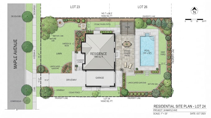 design custom real estate site plan house map property layout and plot map