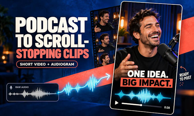 edit podcast clips with animated captions