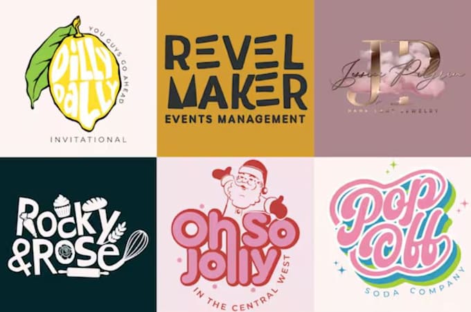 create an organic hand drawn logo