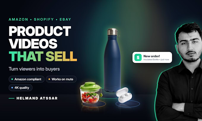create a high converting product video for amazon and shopify
