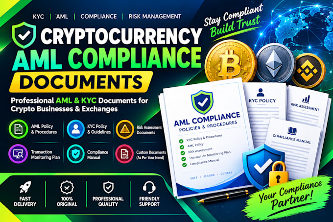 create cryptocurrency aml compliance documents