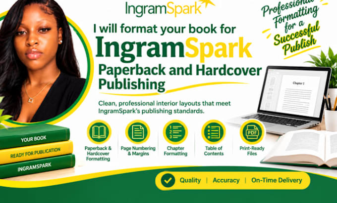 format your book for ingramspark paperback and hardcover publishing