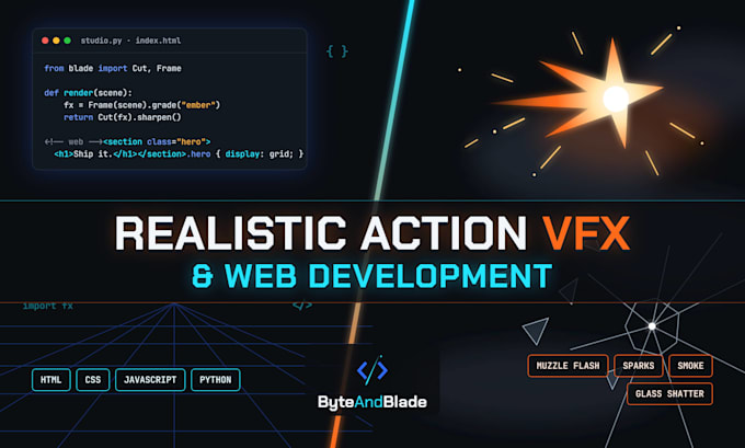 add realistic action vfx and muzzle flash