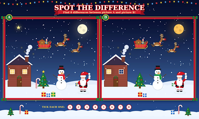 illustrate a christmas activity book for kids