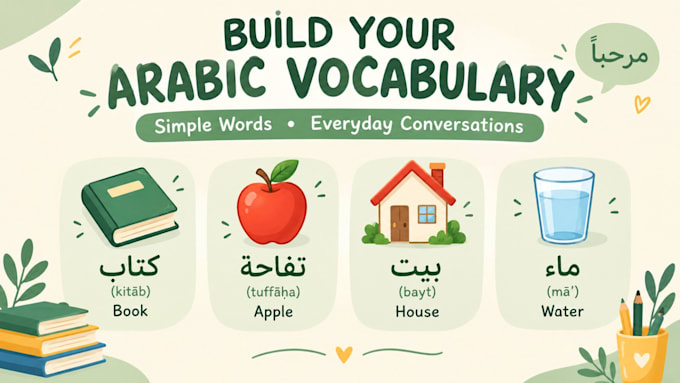 teach arabic language to kids with fun audio lessons