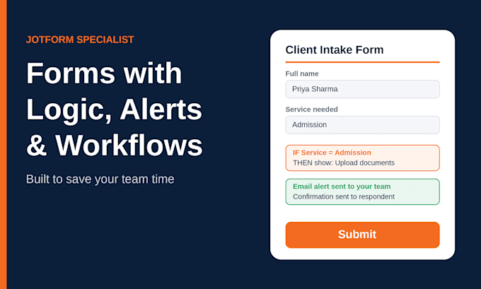 create your jotform with logic and automation