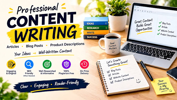 write engaging blog posts, articles, and product descriptions
