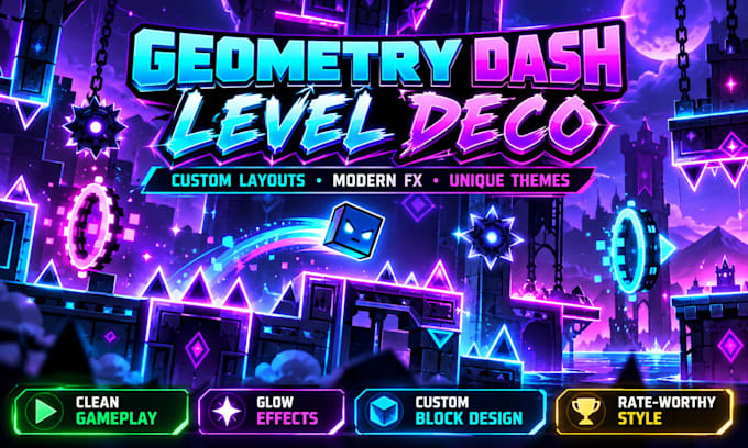 decorate your geometry dash level with custom gd deco