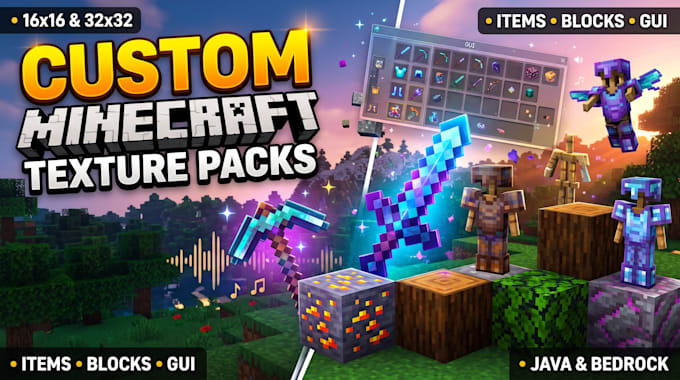 create a custom minecraft texture pack or resource pack