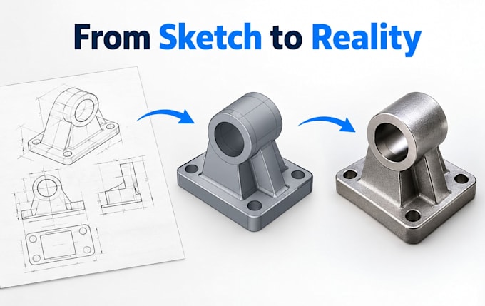 3d cad design, 3d cad modeling, rendering, and industrial product design