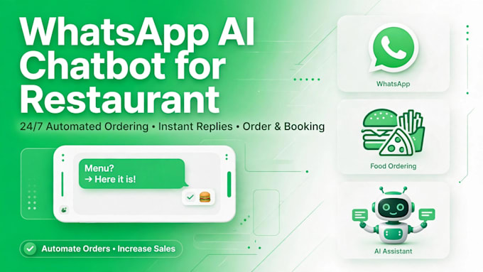 build ai whatsapp ai chatbot for your restaurant