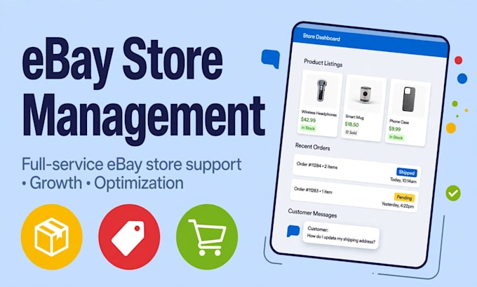 be your ebay store manager for amazon to ebay dropshipping