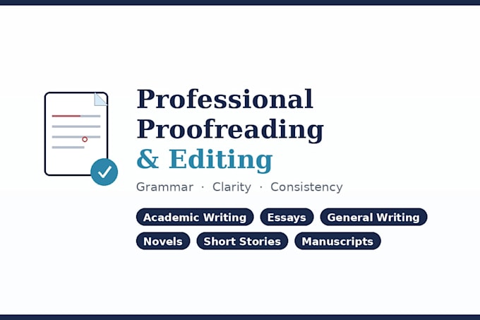 proofread your fiction manuscript