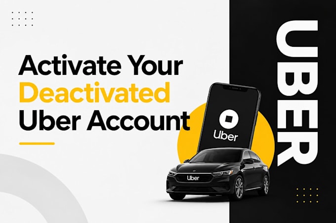 reactivate deactivated uber, amazon flex, uber eat account